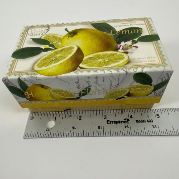 Lemon Scented Soap Made‎ In Italy 10.50 Oz Saponificio Artigianale Fiorentino - Picture 5 of 6